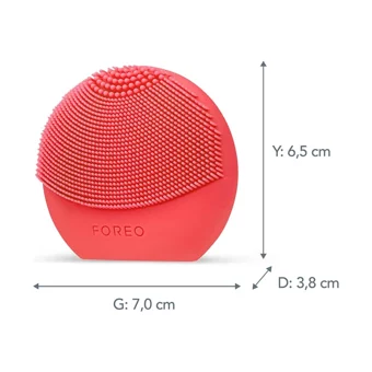 Foreo Luna Play Plus 2 Tüm Ciltler İçin 1 Başlıklı Fırçalı Silikon Şarjlı Titreşimli Yüz Temizleme Cihazı Turuncu