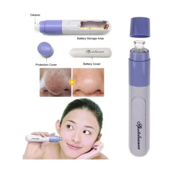 River World Karma Ciltler İçin 1 Başlıklı Pilli Vakumlu Yüz Temizleme Cihazı Lila