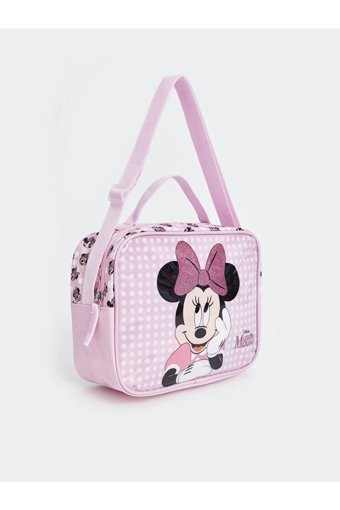 Lc Waikiki Baskılı Yıkanabilir Organik Minnie Mouse Çok Renkli Beslenme Çantası