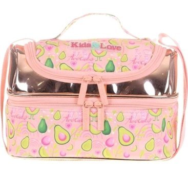 Kaukko Kids & Love Termoslu Pembe Beslenme Çantası
