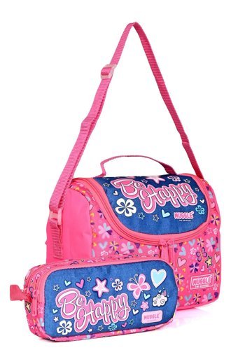 Muggle MU-7501 Termoslu Pembe Beslenme Çantası + Kalemlikli
