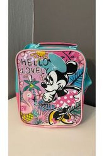 Elisa Home Figürlü Minnie Mouse Mavi Beslenme Çantası