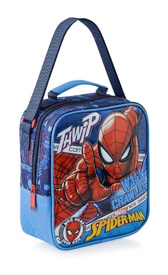Hedyex Due Wall Crawler W2 48098 Baskılı Termoslu Spider Man Çok Renkli Beslenme Çantası