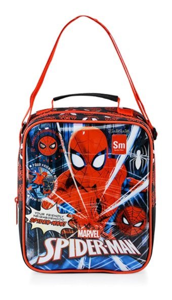 Frocx Due Neigborhood Lisanslı Termoslu Spider Man Bej Beslenme Çantası