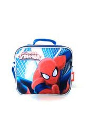 Hakan Çanta Baskılı Termoslu Spider Man Kırmızı Beslenme Çantası
