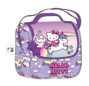 Wiggle Yıkanabilir Organik Hello Kitty Mor Beslenme Çantası