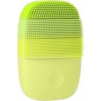 Inface Sonic 400 mAH Tüm Ciltler İçin 1 Başlıklı Fırçalı Silikon Şarjlı Titreşimli Yüz Temizleme Cihazı Yeşil