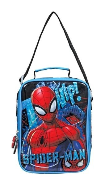 Frocx 5253 Figürlü Yıkanabilir Spider Man Kırmızı Beslenme Çantası