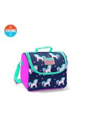 Yaygan Çanta 22849 Unicornlu Termoslu Lacivert Beslenme Çantası