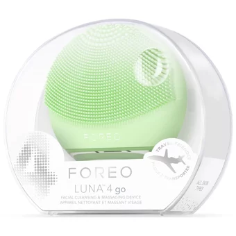 Foreo Luna 4 Go Tüm Ciltler İçin 1 Başlıklı Fırçalı Silikon Şarjlı Titreşimli Yüz Temizleme Cihazı Yeşil
