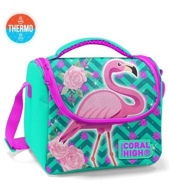 Yaygan Çanta 11835 Düz Termoslu Flamingo Yeşil Beslenme Çantası