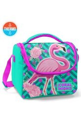Yaygan Çanta 11835 Düz Termoslu Flamingo Yeşil Beslenme Çantası