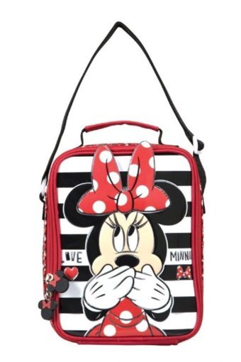 Frocx 5203 Yıkanabilir Organik Minnie Mouse Beyaz Beslenme Çantası