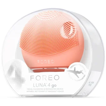 Foreo Luna 4 Go Tüm Ciltler İçin 1 Başlıklı Fırçalı Silikon Şarjlı Titreşimli Yüz Temizleme Cihazı Turuncu