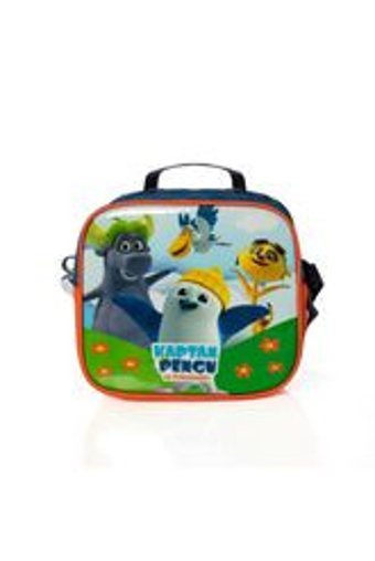 Truva Yıkanabilir Kaptan Pengu Çok Renkli Beslenme Çantası