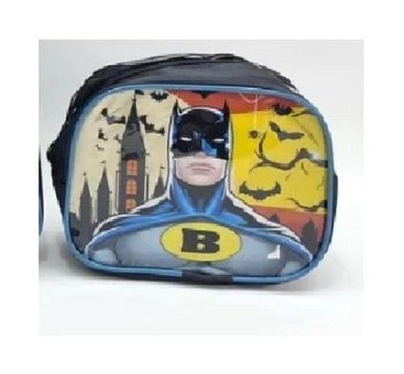 Ümit Çanta Figürlü Termoslu Organik Batman Siyah Beslenme Çantası