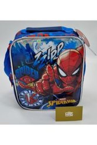 Mats Çanta Spidey Zzıpp Termoslu Spider Man Mavi Beslenme Çantası