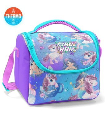Yaygan Çanta 11890 Unicornlu Termoslu Pembe Beslenme Çantası