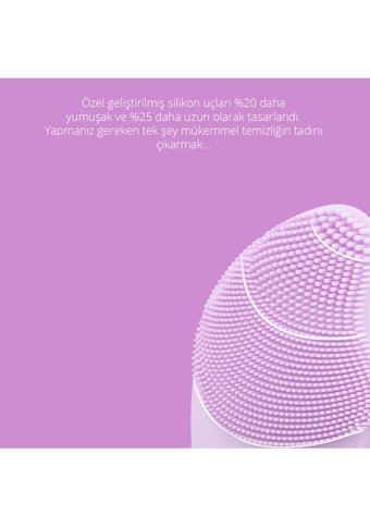 Rossclean Mild Tüm Ciltler İçin 1 Başlıklı Fırçalı Silikon Buharlı Şarjlı Titreşimli Yüz Temizleme Cihazı Pembe