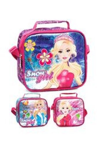 Mikro TM-06 Baskılı Termoslu Snow Girl Turuncu Beslenme Çantası