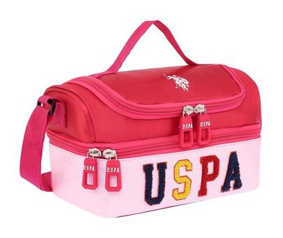 U.S. Polo Assn. 24262 Düz Organik Pembe Beslenme Çantası