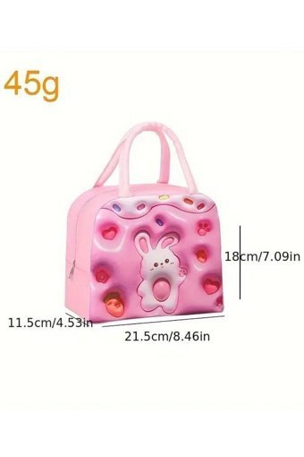 Aleza Shoes Figürlü Termoslu Pembe Beslenme Çantası