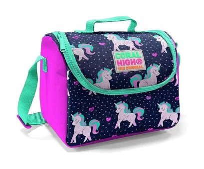 Yaygan Çanta 22849 Unicornlu Termoslu Beyaz Beslenme Çantası