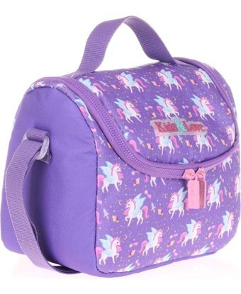 Kaukko Kids & Love Unicornlu Termoslu Bej Beslenme Çantası