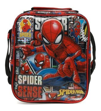 Frocx OTTO-48101 Düz Yıkanabilir Spider Man Kırmızı Beslenme Çantası