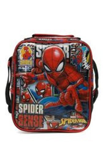 Frocx OTTO-48101 Düz Yıkanabilir Spider Man Kırmızı Beslenme Çantası