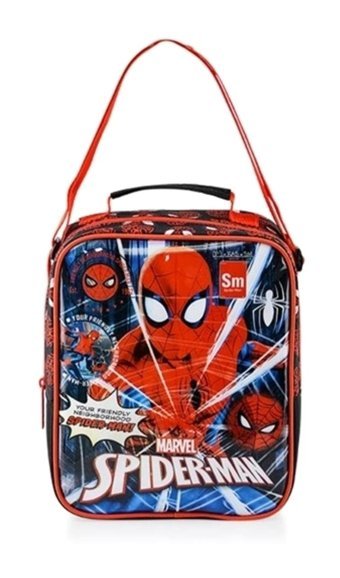 Mikro 48110 Düz Yıkanabilir Spider Man Çok Renkli Beslenme Çantası