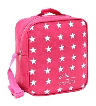 Cambridge Polo Club PLBSL-80001 Baskılı Yıkanabilir Organik Pembe Beslenme Çantası