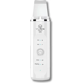 Yues 500 mAH Tüm Ciltler İçin 1 Başlıklı Şarjlı Titreşimli Yüz Temizleme Cihazı Beyaz
