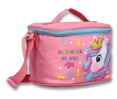 Ümit Çanta Unicornlu Yıkanabilir Organik Pembe Beslenme Çantası