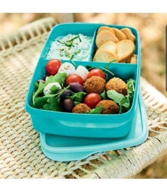 Tupperware Baskılı Çok Renkli Beslenme Çantası