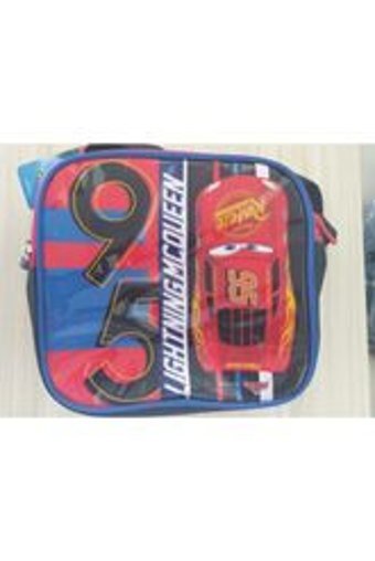 Şahin 5064 Baskılı Şimşek Mcqueen Mavi Beslenme Çantası
