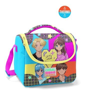 Elatae 11737 Termoslu Anime Çok Renkli Beslenme Çantası