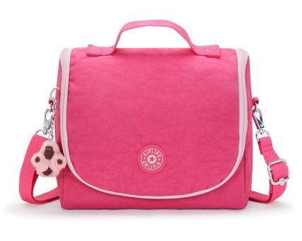 Kipling Düz Termoslu Suluklu Organik Pembe Beslenme Çantası