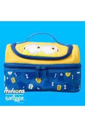 Smiggle Hayvan Desenli Yıkanabilir Organik Sarı Beslenme Çantası