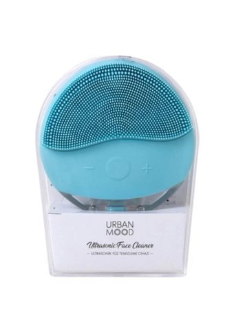 Urban Fc 904 Tüm Ciltler İçin 1 Başlıklı Silikon Şarjlı Titreşimli Yüz Temizleme Cihazı Mavi