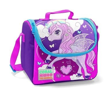 Yaygan Çanta 22708 Unicornlu Termoslu Unicorn Mor Beslenme Çantası