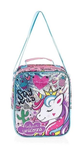 Mikro Unicorn Unicornlu Yıkanabilir Çok Renkli Beslenme Çantası