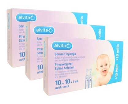 Alvita Okyanus Suyu 60'lı Serum Fizyolojik 5 ml