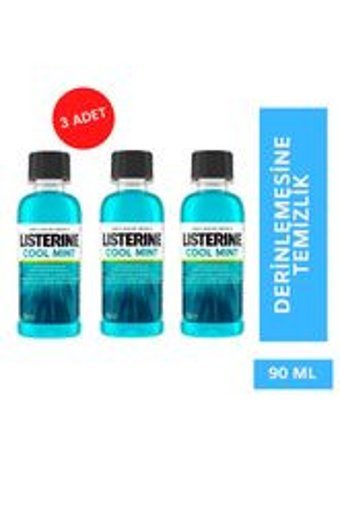 Listerine Cool Mint Nane Aromalı 95x3 ml Ağız Gargarası