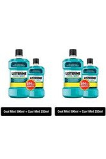Listerine Cool Mint Nane Aromalı 500+250 ml Ağız Gargarası