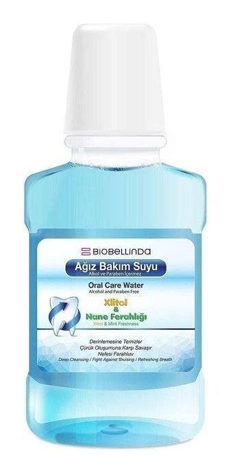 Biobellinda Alkolsüz Nane Aromalı 225 ml Ağız Gargarası