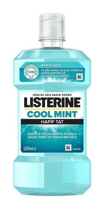 Listerine Zero Alkolsüz Nane Aromalı 500 ml Ağız Gargarası