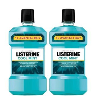 Listerine Cool Mint Nane Aromalı 1 ltx2 ml Ağız Gargarası