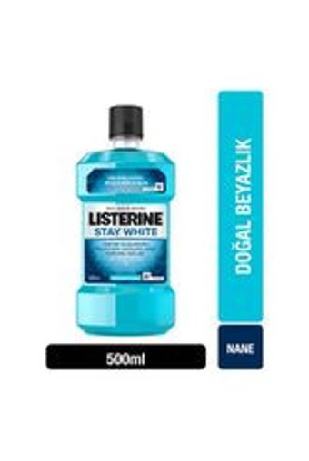 Listerine Stay White Alkolsüz Nane Aromalı 500 ml Ağız Gargarası