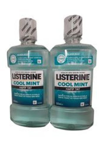 Listerine Cool Mint Alkolsüz Nane Aromalı 500x2 ml Ağız Gargarası
